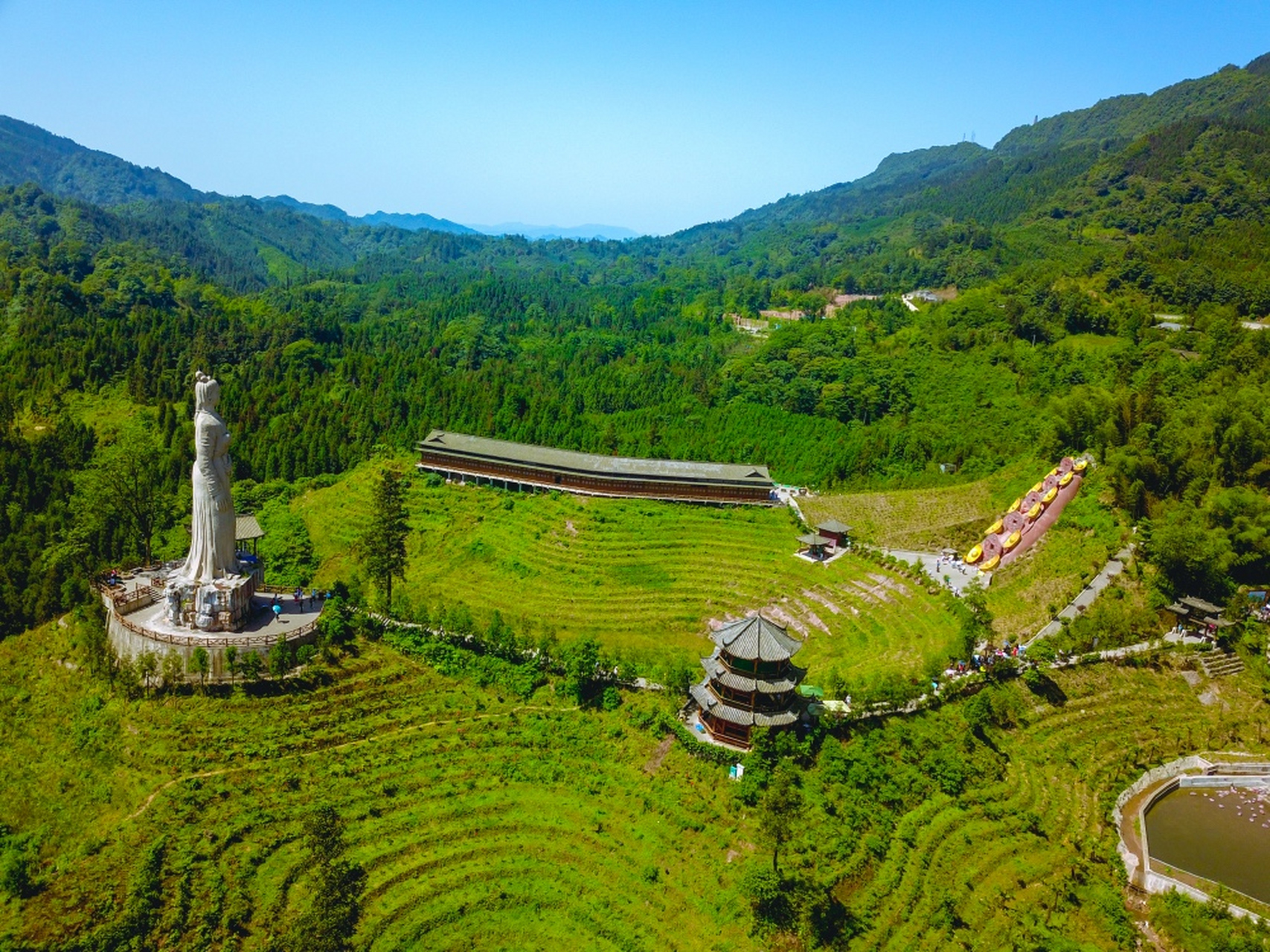 97 幽静的邛崃南宝山,与你共度七夕佳节 9378!