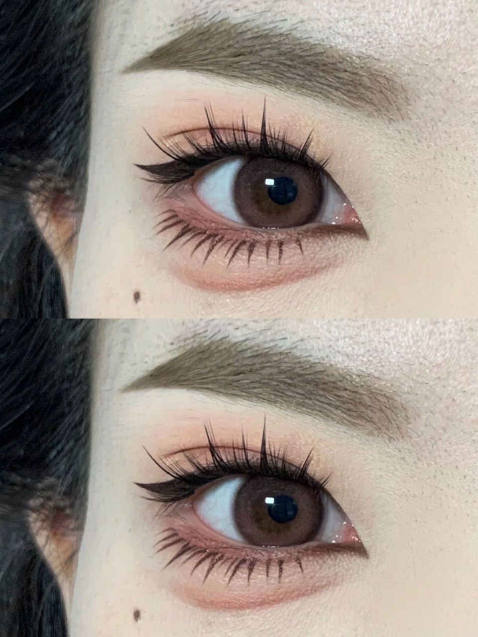 内双杏眼友友快来试试这个 钓系感四边形妩媚狐狸眼妆有点儿小拽档鲻