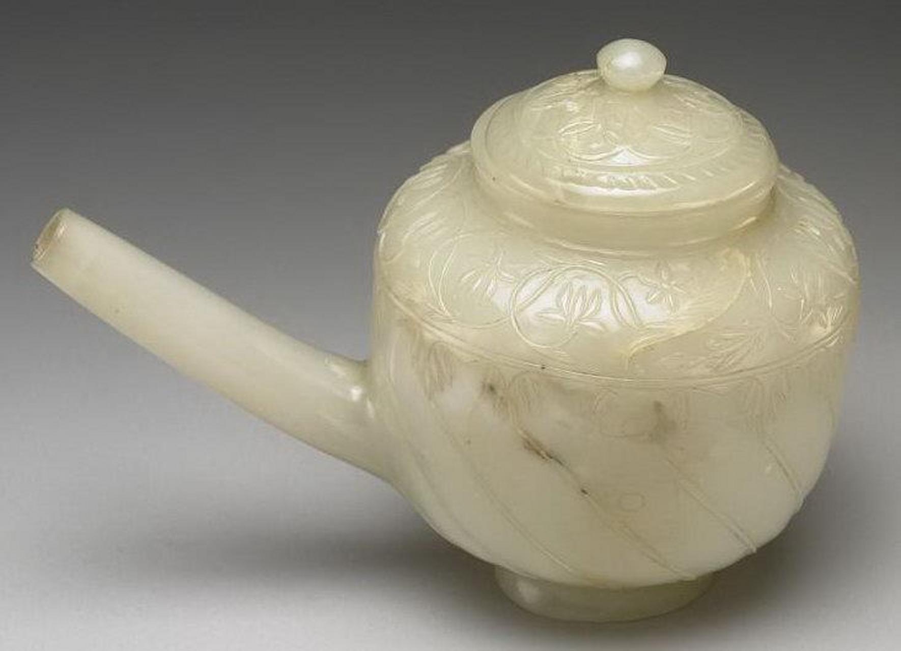 玉器# 这是台北故宫博物院收藏的一组痕都斯坦玉器.