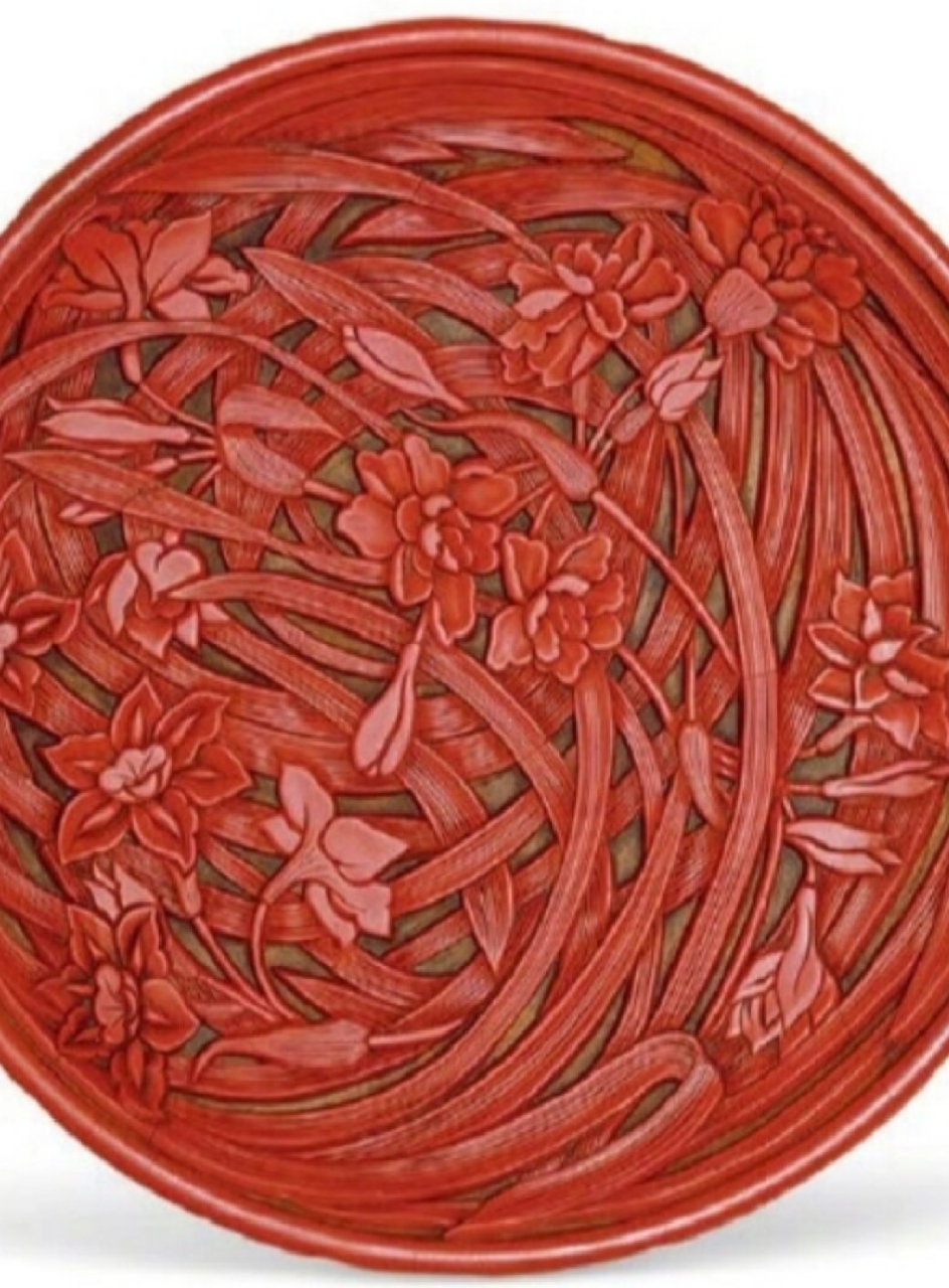 "水仙纹"是中国传统寓意纹样之一,指以中国水仙花为主题的纹样,寓意