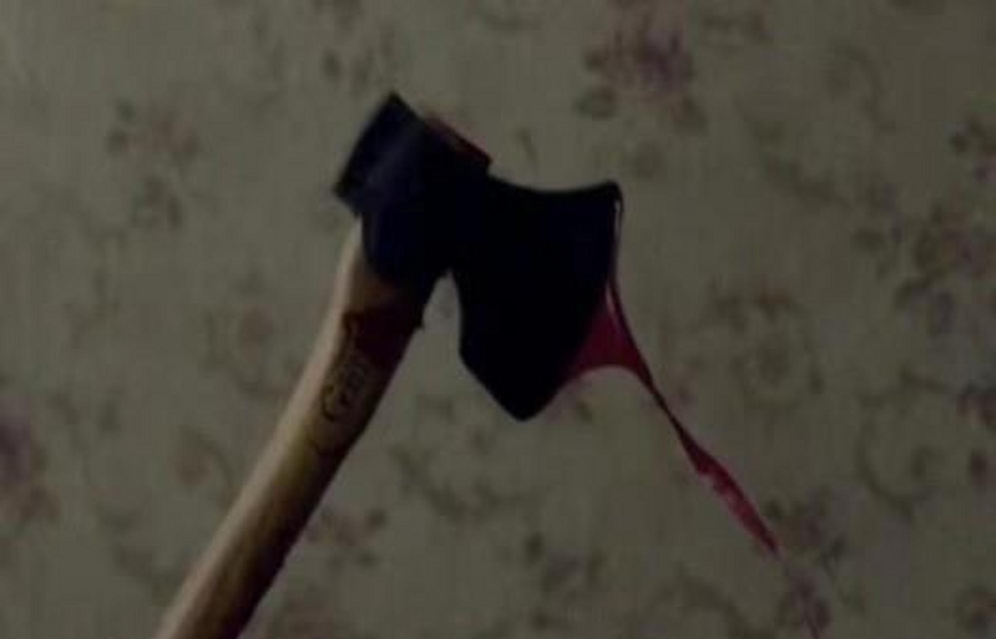 "丽兹波顿拿起了斧头,砍了爸爸四十下,当她反应过来后,又砍了妈妈四十