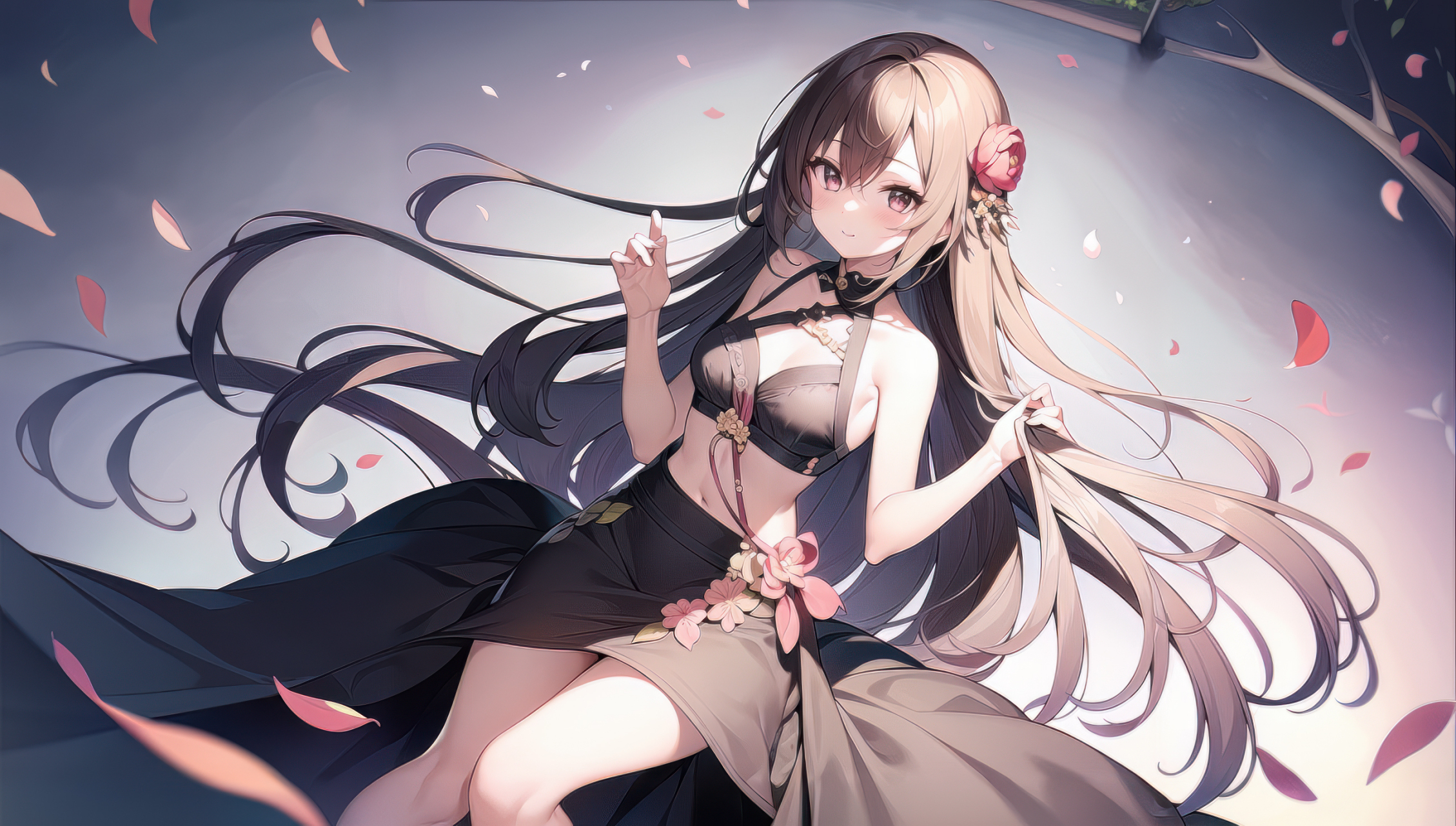 绝美原创二次元超清壁纸#ai美图社# #ai绘图社# #ai手机壁纸