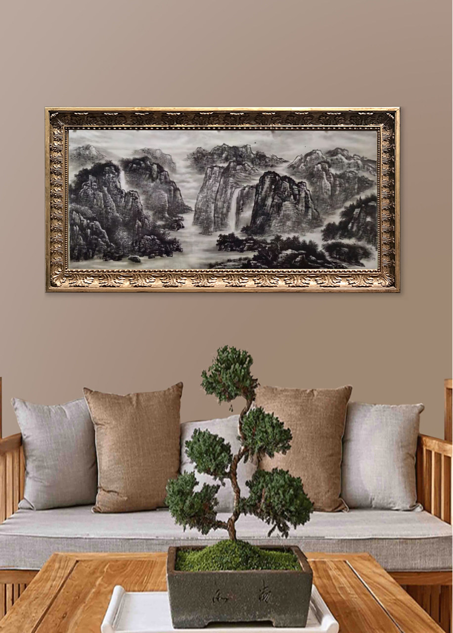 著名山水画家霍钢 霍钢 男 1959年生,汉族河北省清苑县人,现居北京 现