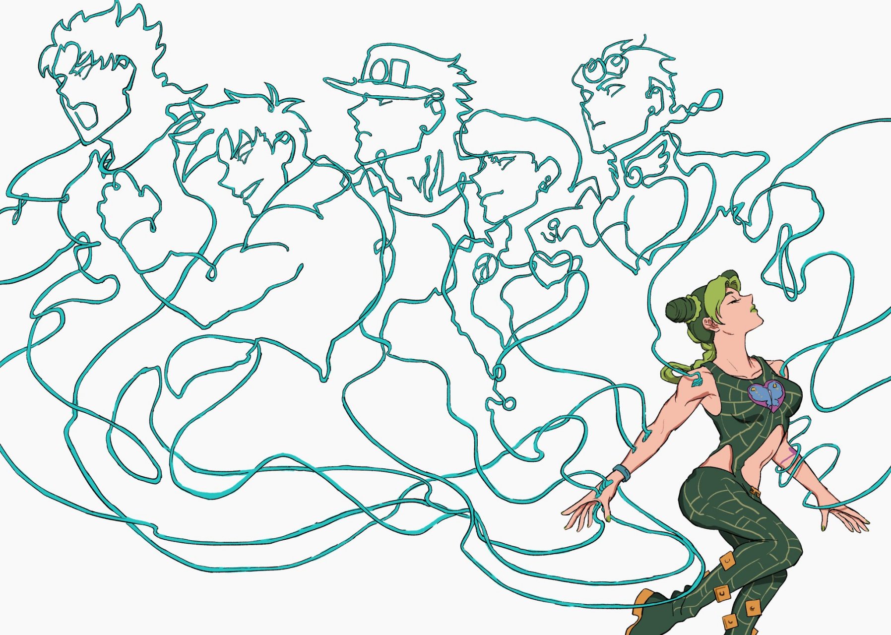 jojo的奇妙冒险石之海# # 动漫图片分享