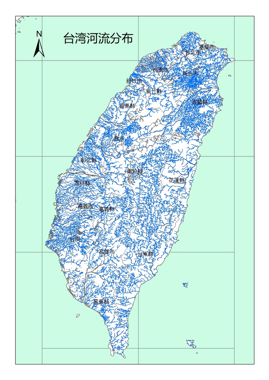 "宝岛"台湾地形图,台湾公路分布图,台湾河流水系分布图,台湾居民点