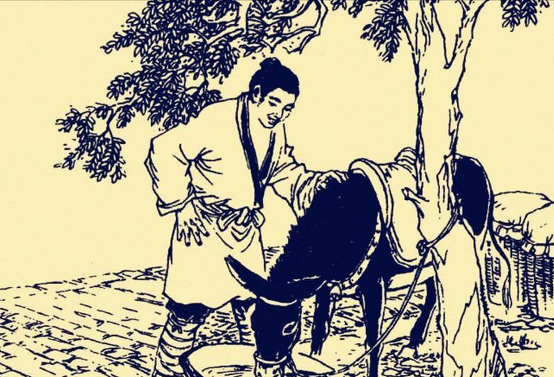 古代有个光棍,喜欢上了邻居寡妇.