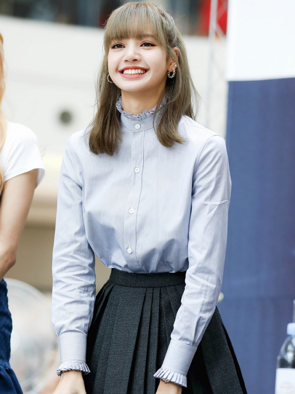 温柔淑女风lisa 莎学姐好乖巧哦 lisa活动穿搭分享 温柔淑女风的气质