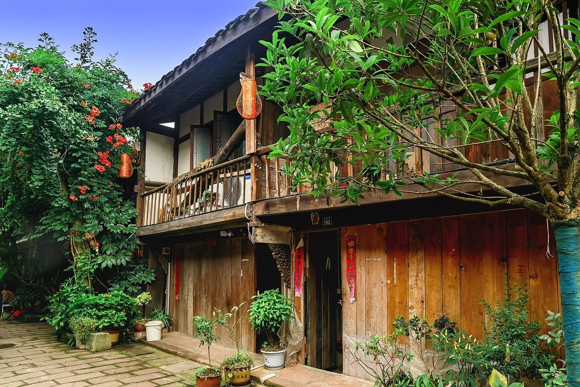 "远离城市的喧嚣,来一场放松旅行98 平乐古镇,位于四川省成都市邛崃