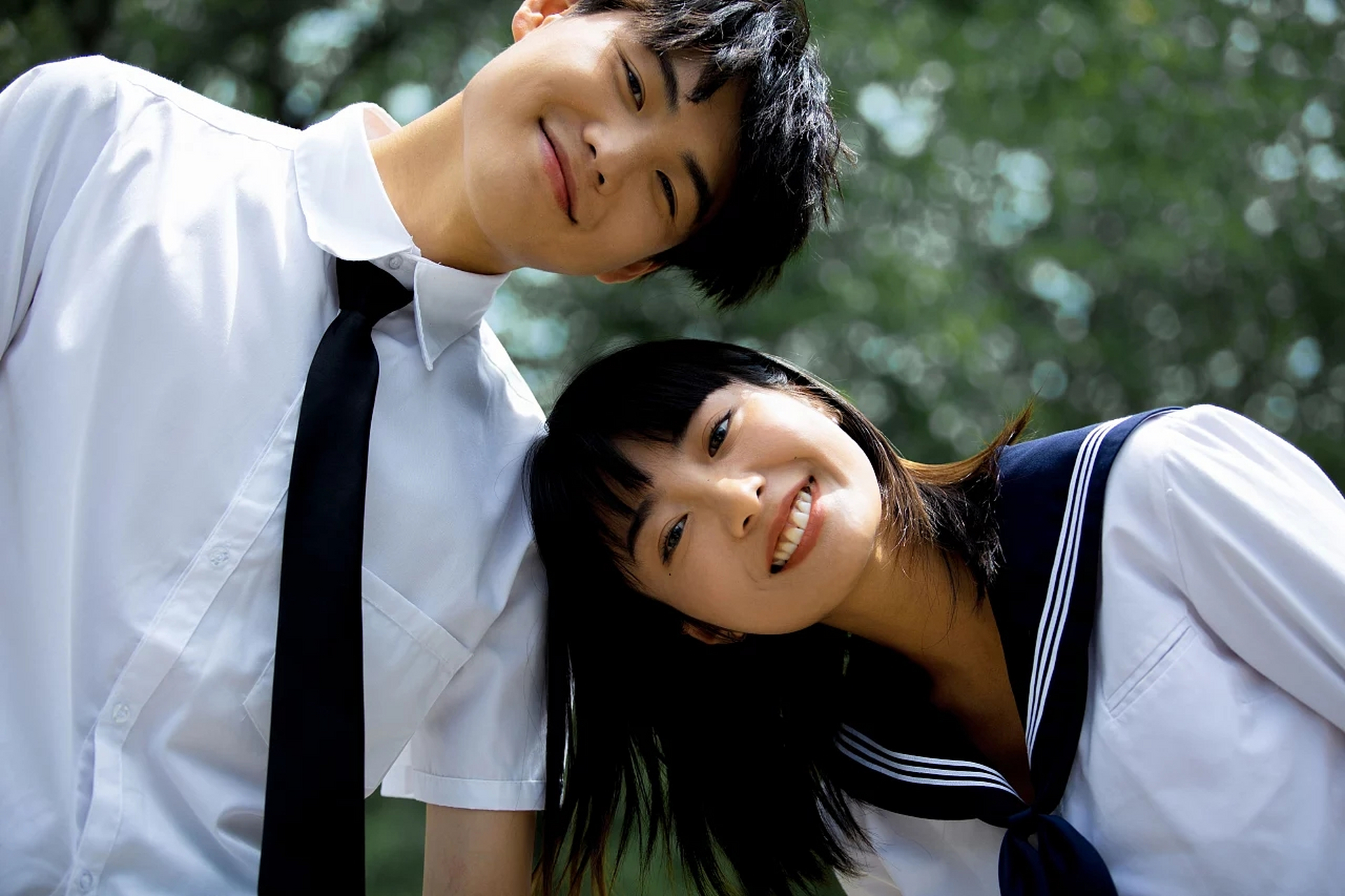 日系校园情侣照,能唤起你最美好的大学记忆吗?