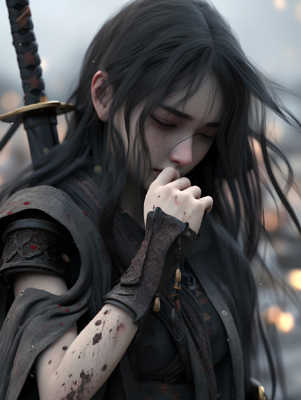 古风高冷范女侠客头像