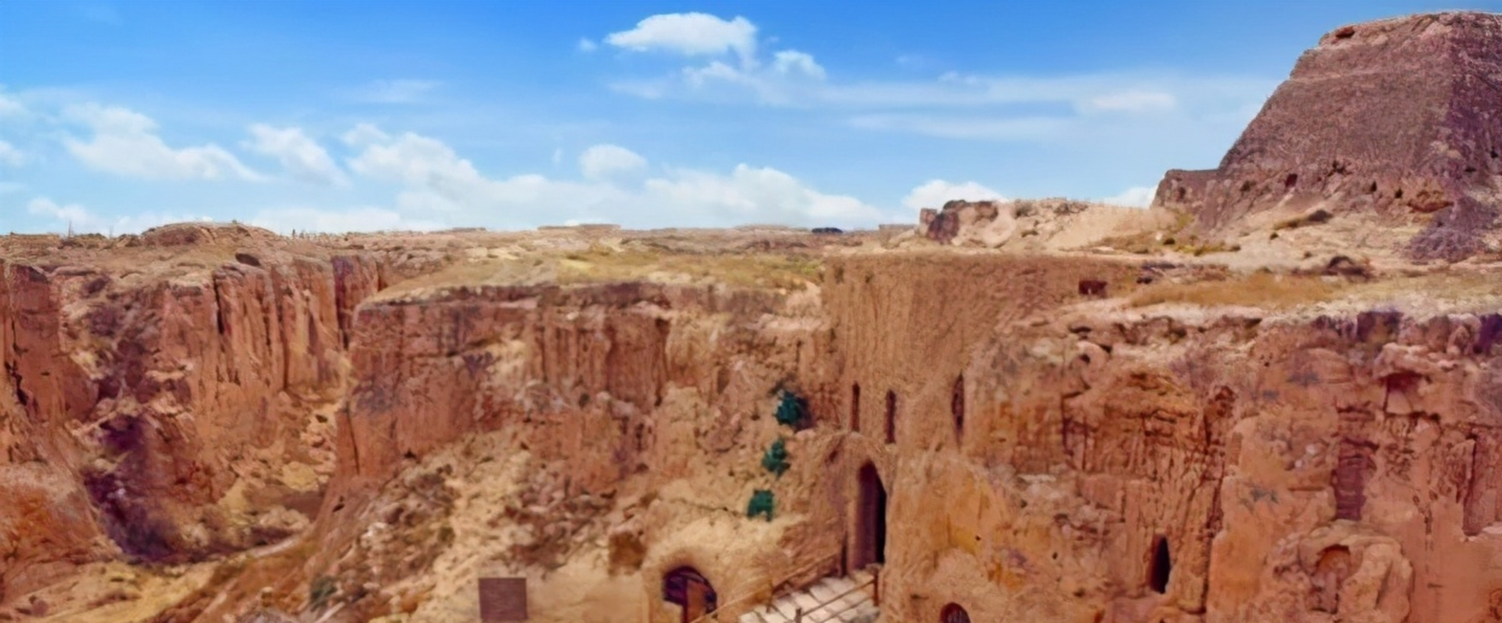 水洞沟位于宁省灵武市,拥有四万多年的历史,是人类石器文明的发源地