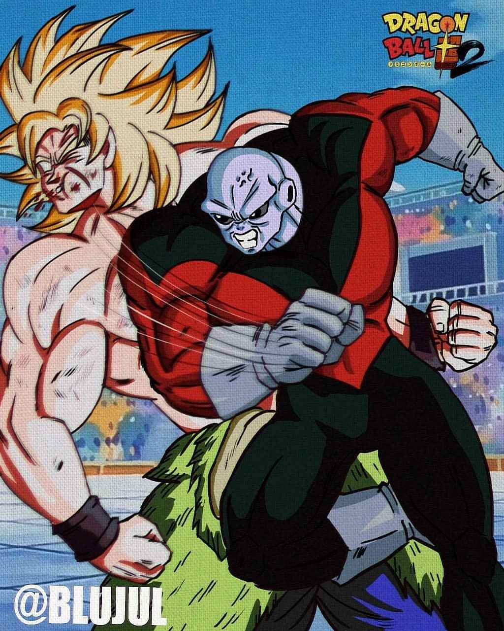 布罗利和吉连对战 #龙珠