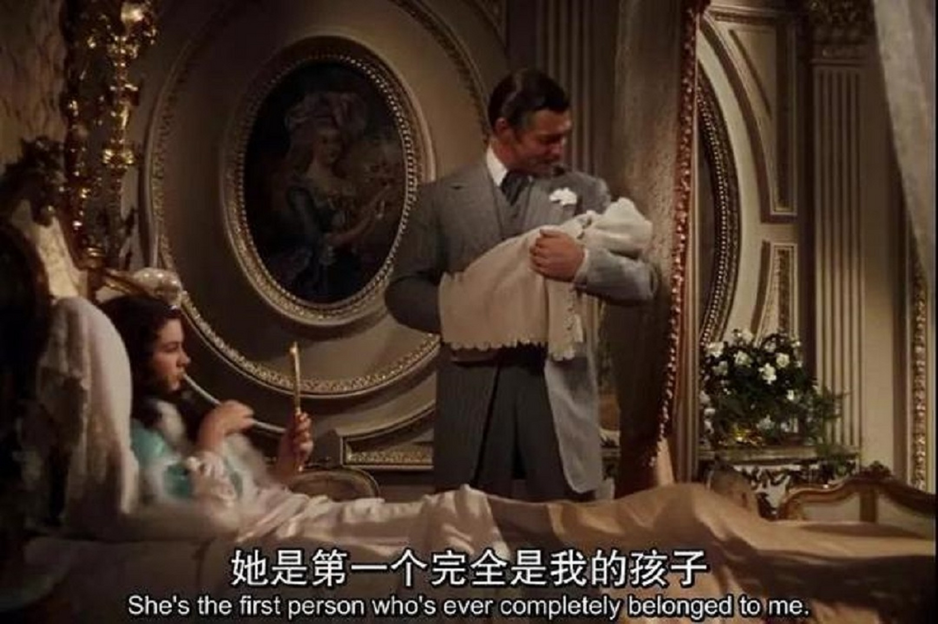 其实他们是因为相互吸引才选择了结婚,但是白瑞德却以为斯嘉丽爱的