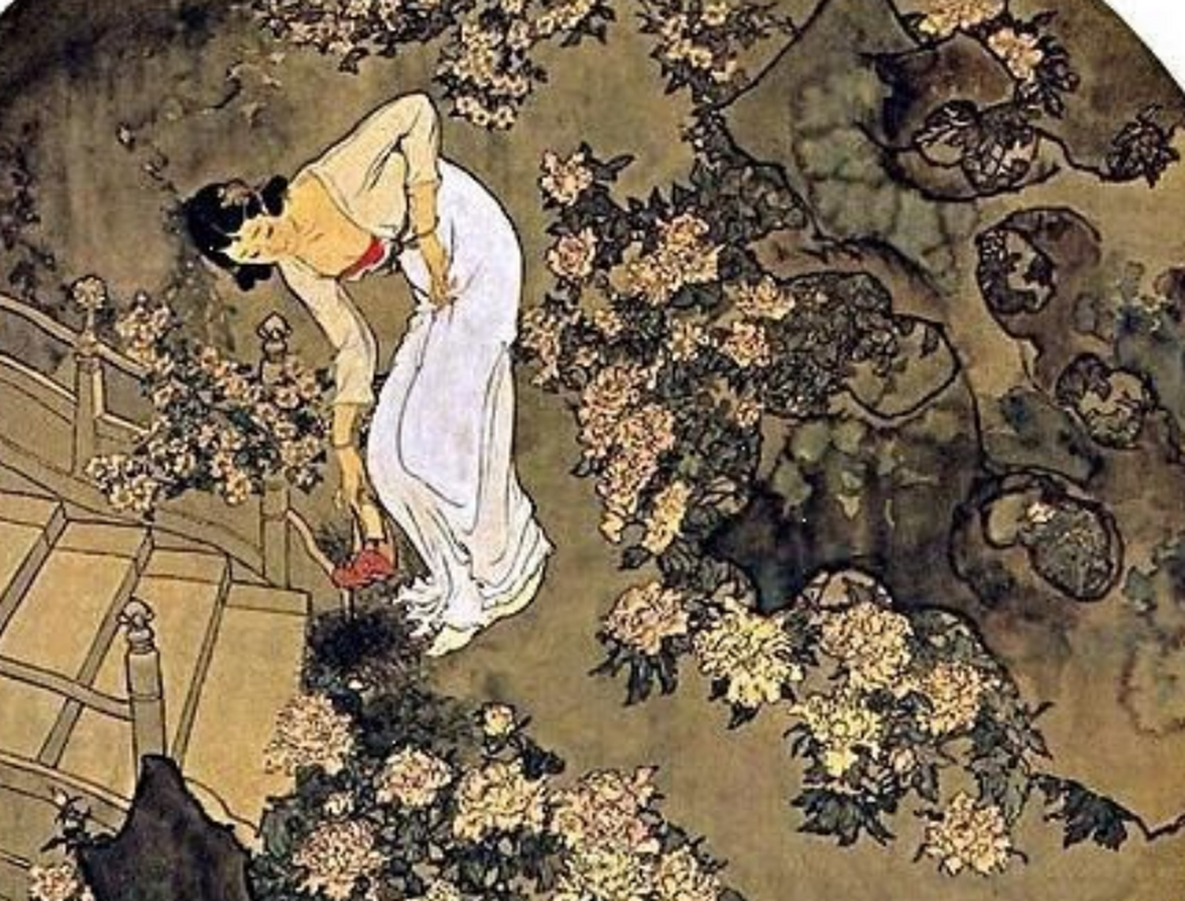 公元976年,小周后被宋太宗强留宫中,为了保命,她任由其摆布.