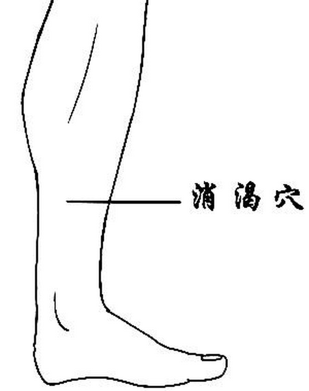 点揉消渴穴,摸到小结节疼痛,可能有糖尿病 点揉消渴穴,摸到小结节疼痛