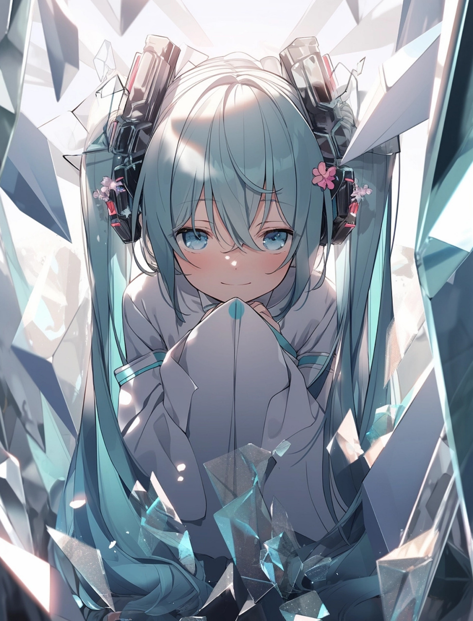 ai绘画# 萝莉风初音未来
