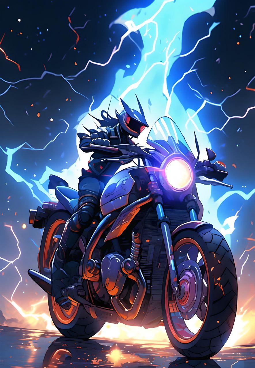 a绘12,#图片##动漫头像和壁纸##机车