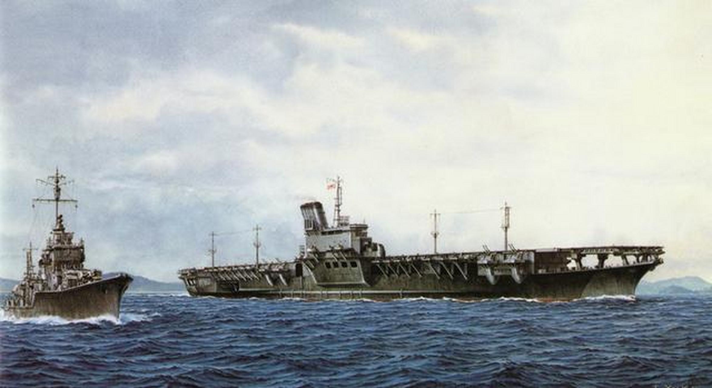 日本二战时期的海军吨位世界第三,但随着大英帝国的没落,实力其实已经