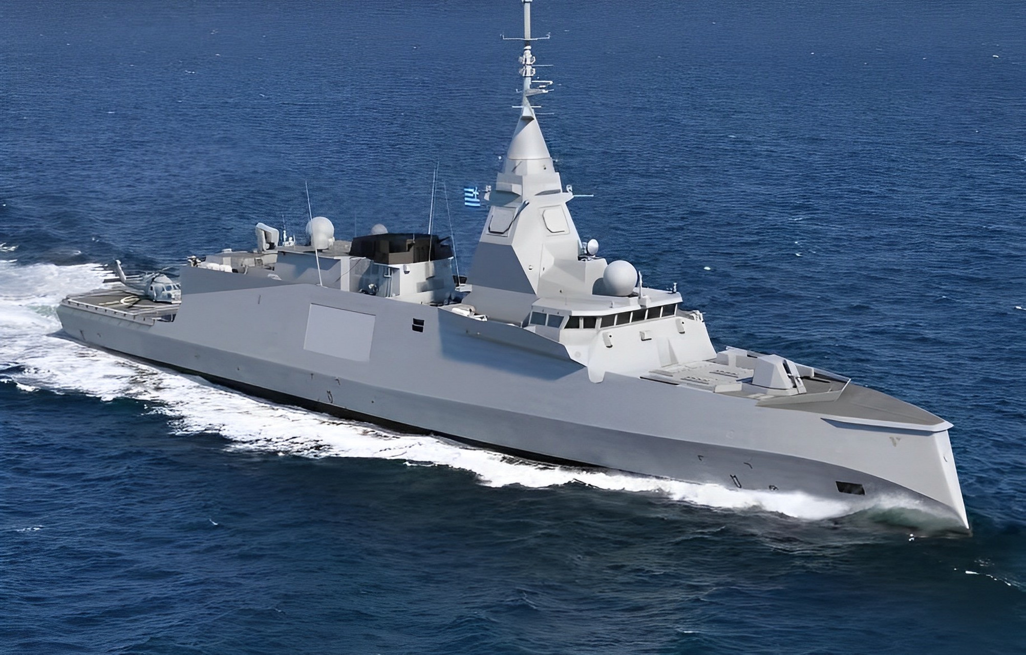 法国有一艘远远落后于中国的法国护卫舰,想抢走我们军品的生意:054