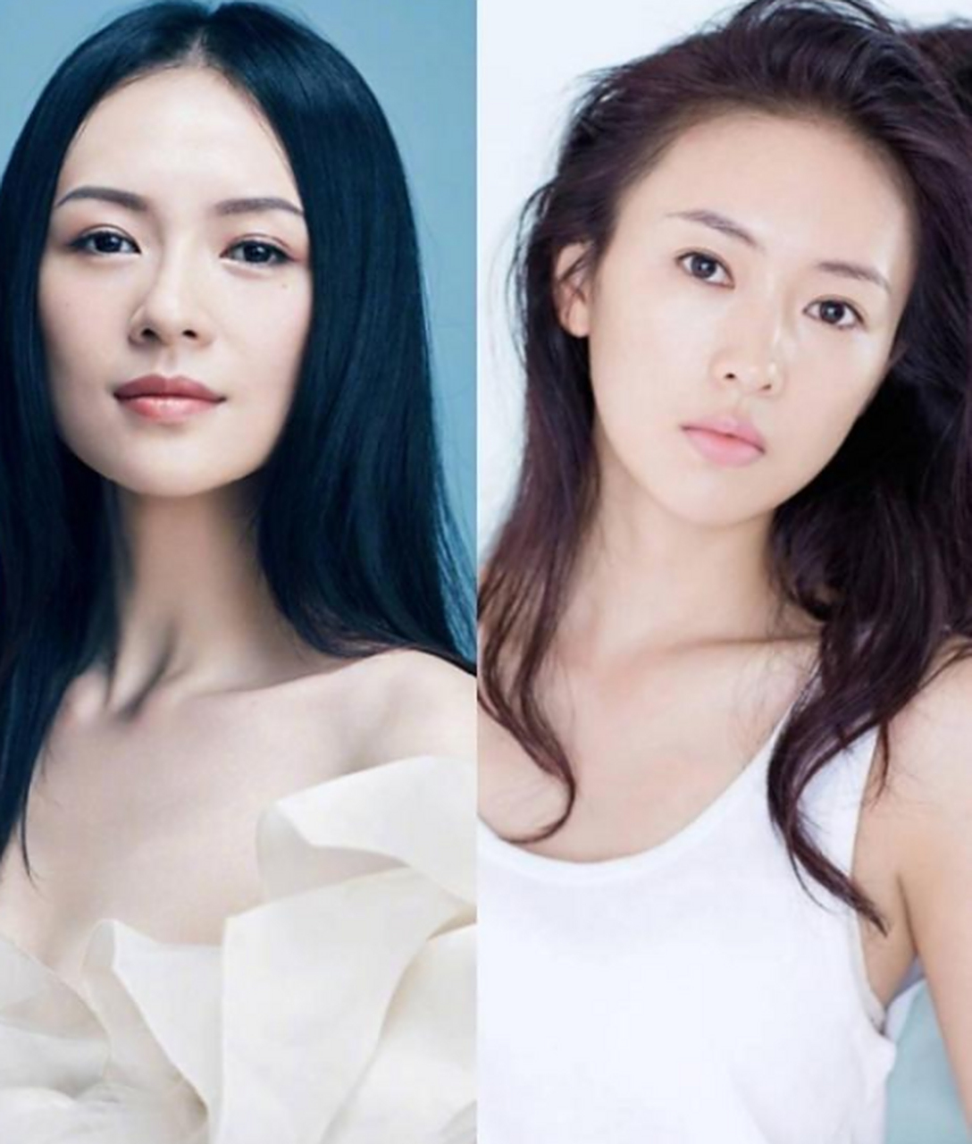 童谣,章子怡,傻傻分不清楚!两个人长相真的很像,气质相当