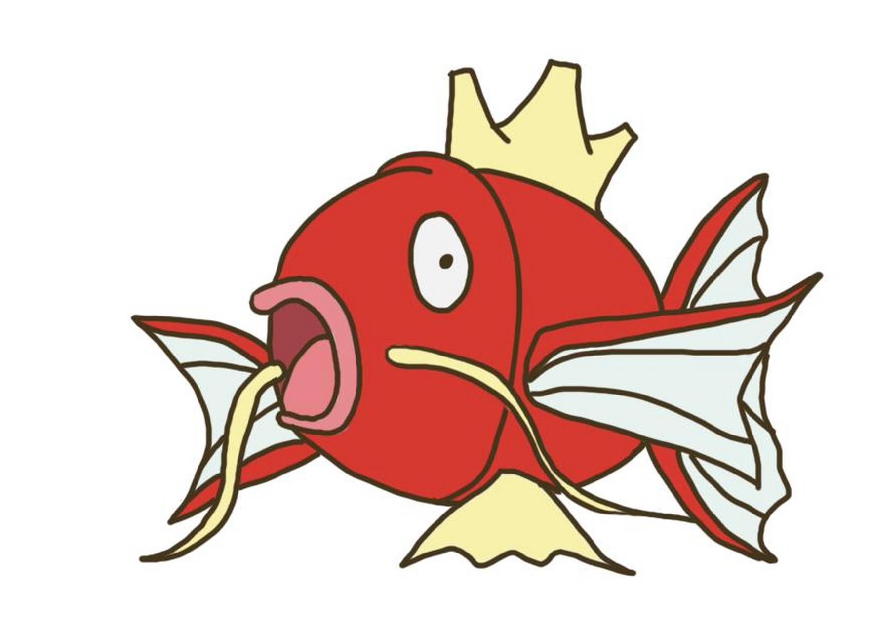 画# #画画# 精灵宝可梦鲤鱼王