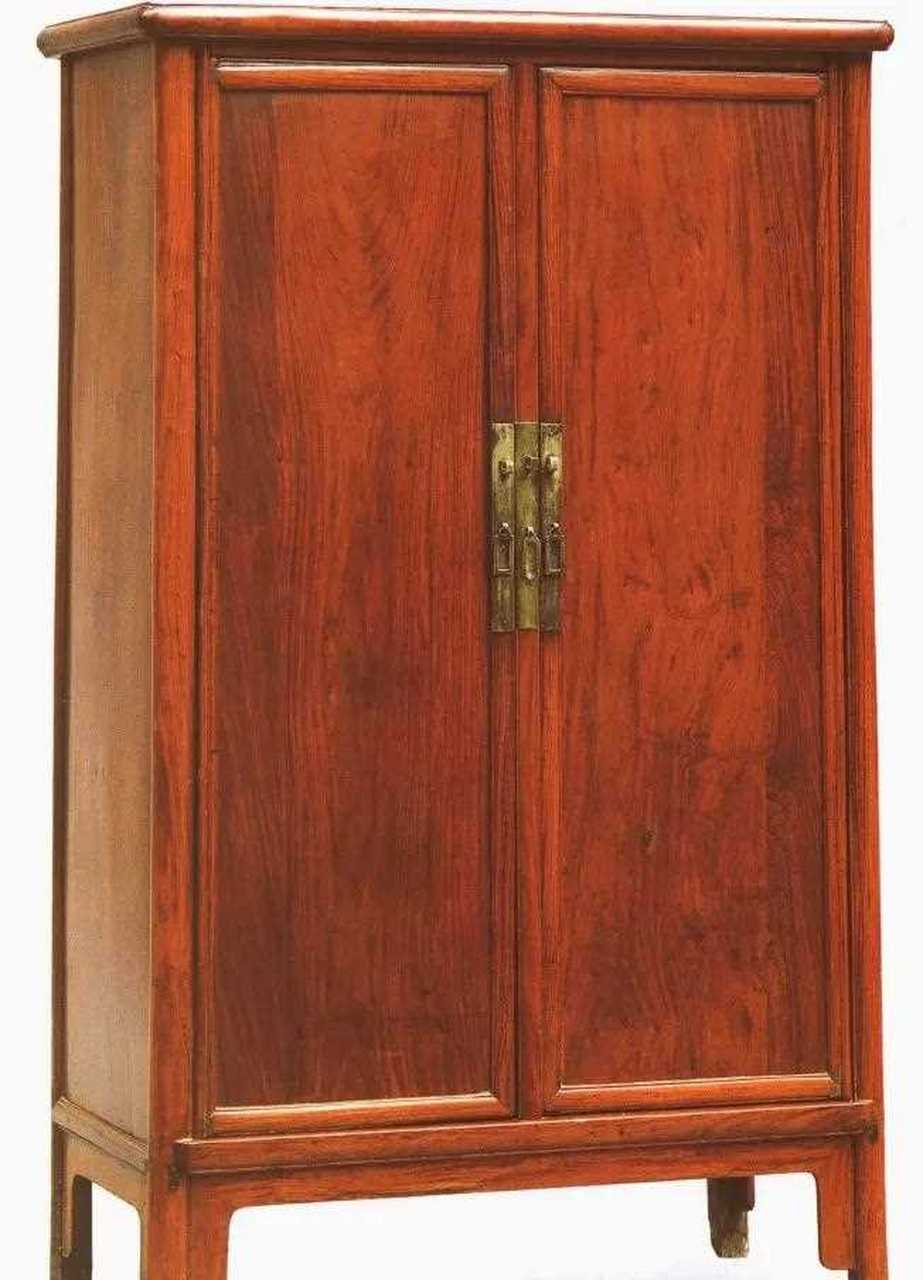 图1为王世襄《明式家具珍赏》黄花梨圆角柜.