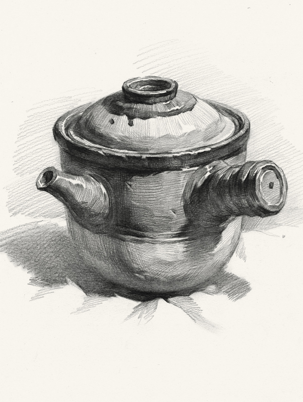 【每日分享】素描静物单个对照临本#杭州画室# #杭州纯画室# #杭州