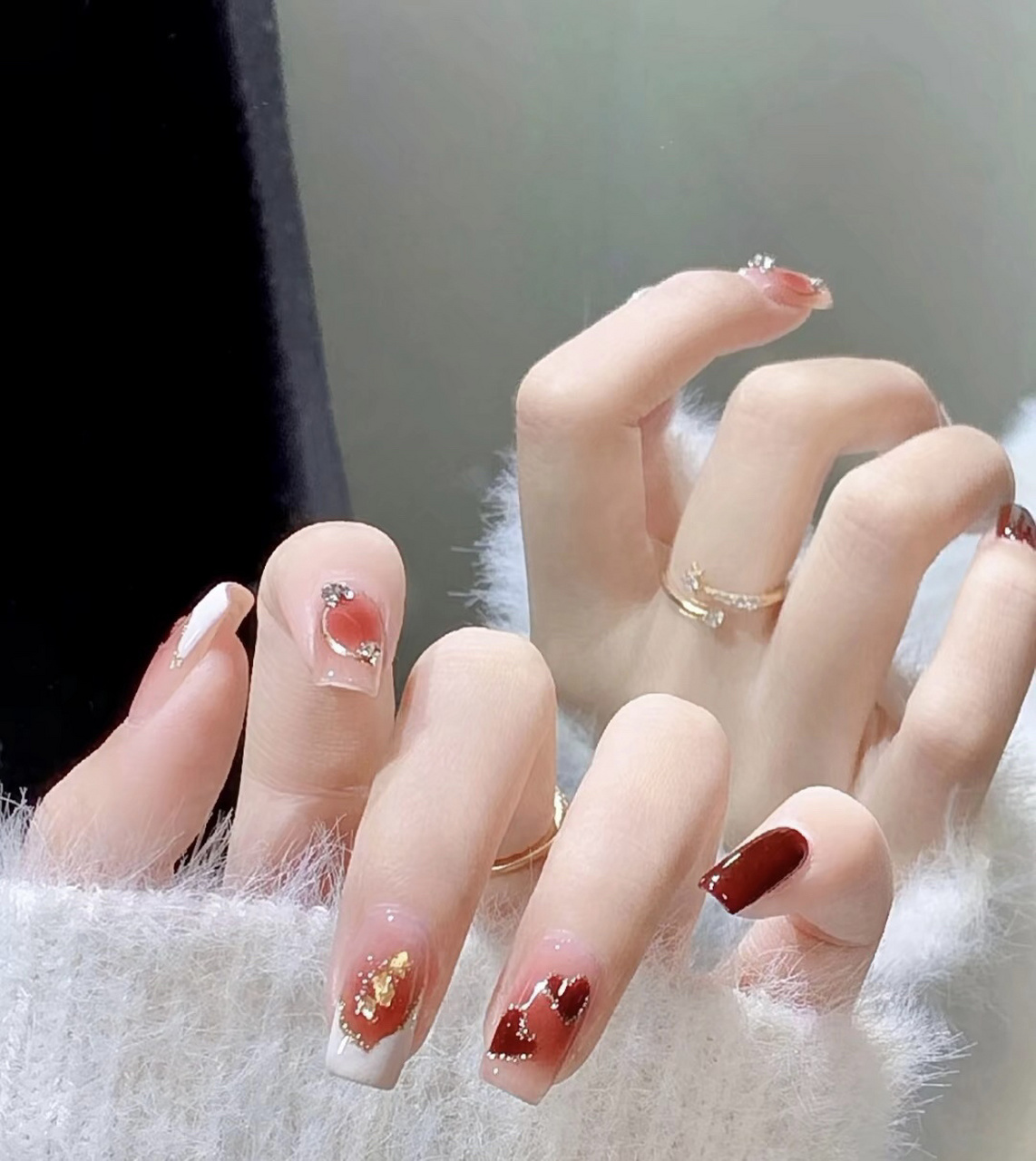 腮红美甲 #纯欲美甲 #气质美甲  #美甲#温柔美甲