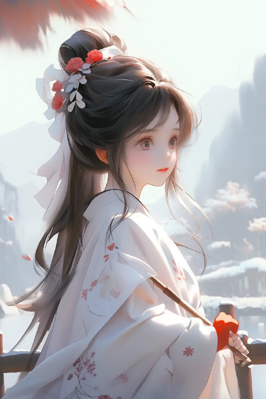 古风呆萌治愈系小美人头像 676767