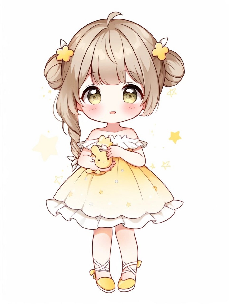 动漫人物 可爱女孩 二次元女生壁纸  这娃娃真的漂亮!