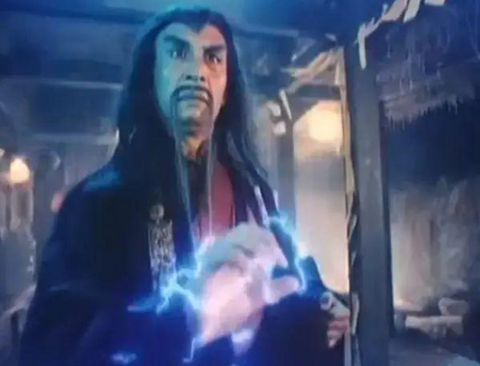 如果大师兄石坚碰上《咒》里面那个佛母,有几成胜算?