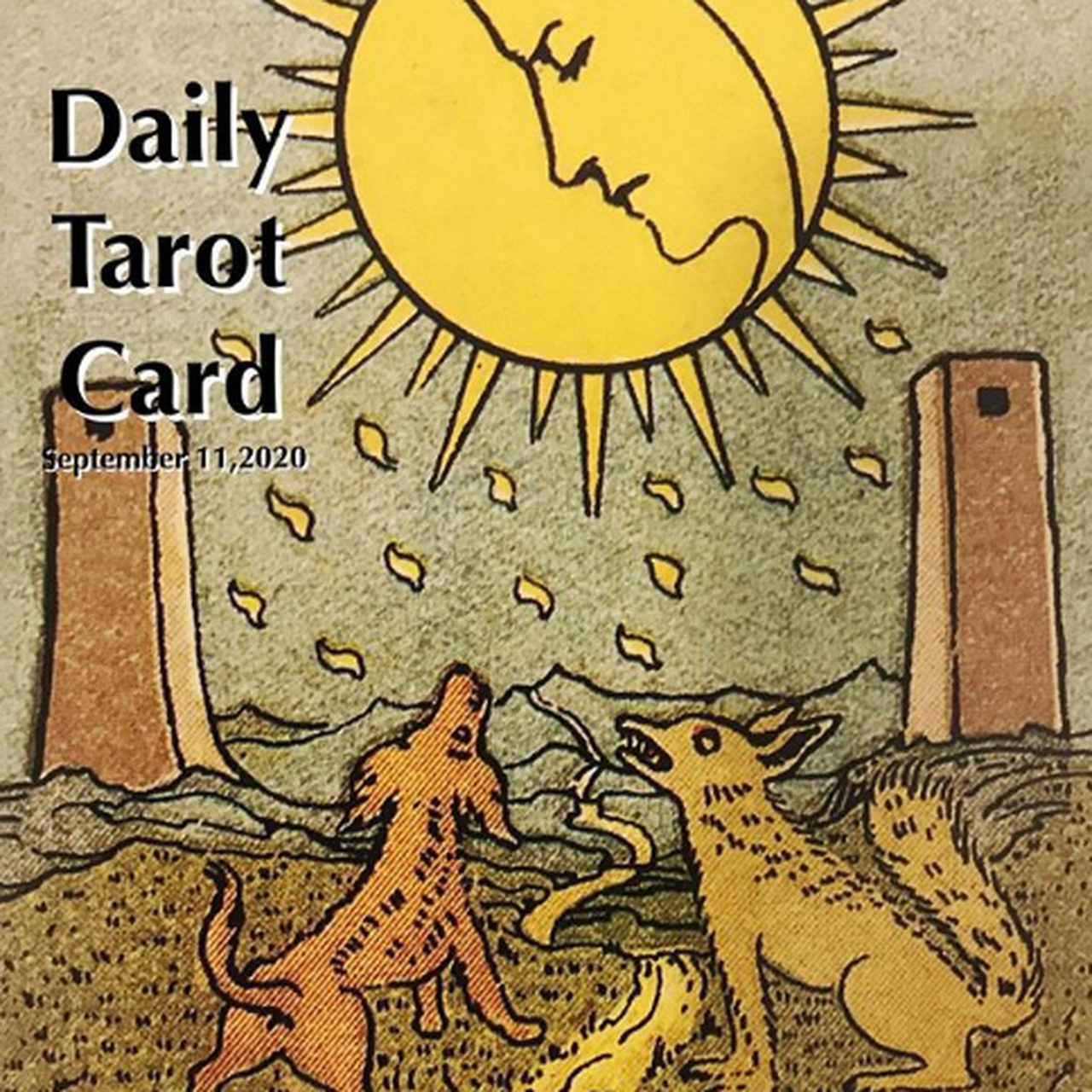 今日塔罗牌: the moon  月亮牌的今天 带有恐惧 神秘 情绪化 相对于