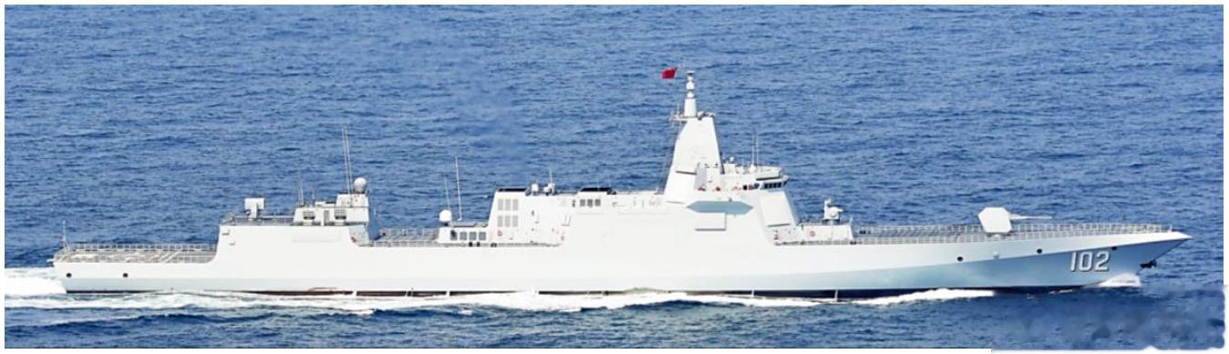 日防衛省:中國海軍055型驅逐艦