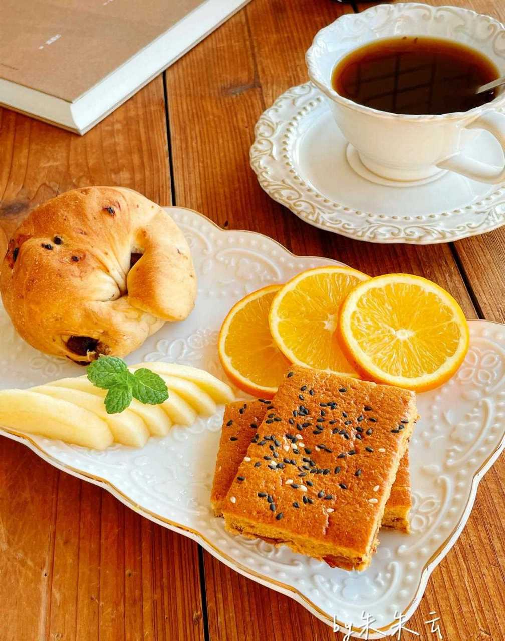 17红糖姜母茶 红枣核桃芝麻贝果 红枣核桃黑白芝麻糕 丑苹果 橙子.