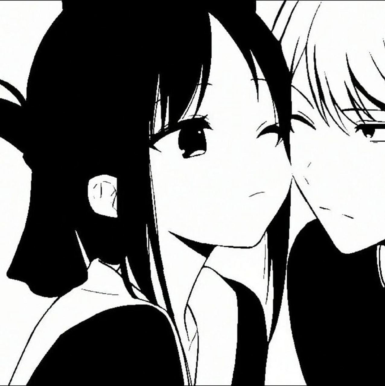 一组好看的黑白动漫情头 #黑白动漫头像# #情侣头像# #动漫情侣头像