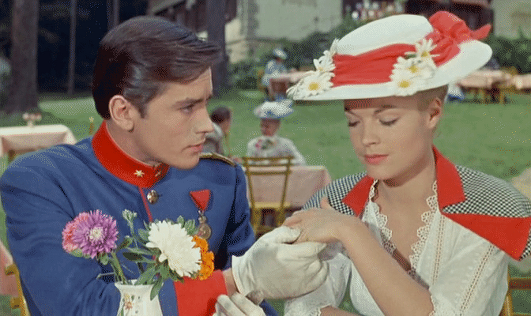 密施耐德和阿兰德龙的定情之作,他们合作的第一部电影《花月断肠时》