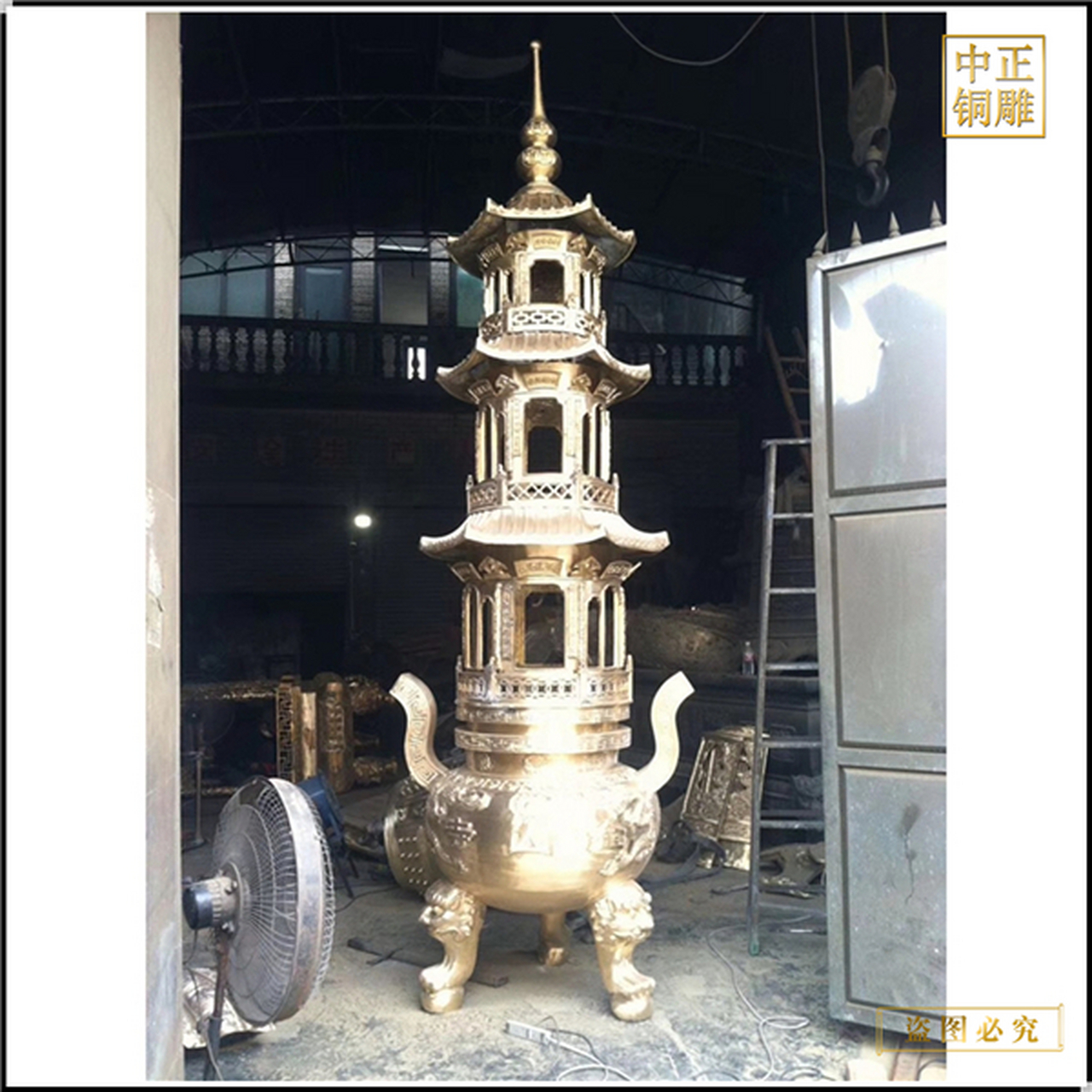 大型寺庙铜香炉厂家 长方形铜香炉铸造厂家 圆形铜香炉供应厂家 香炉