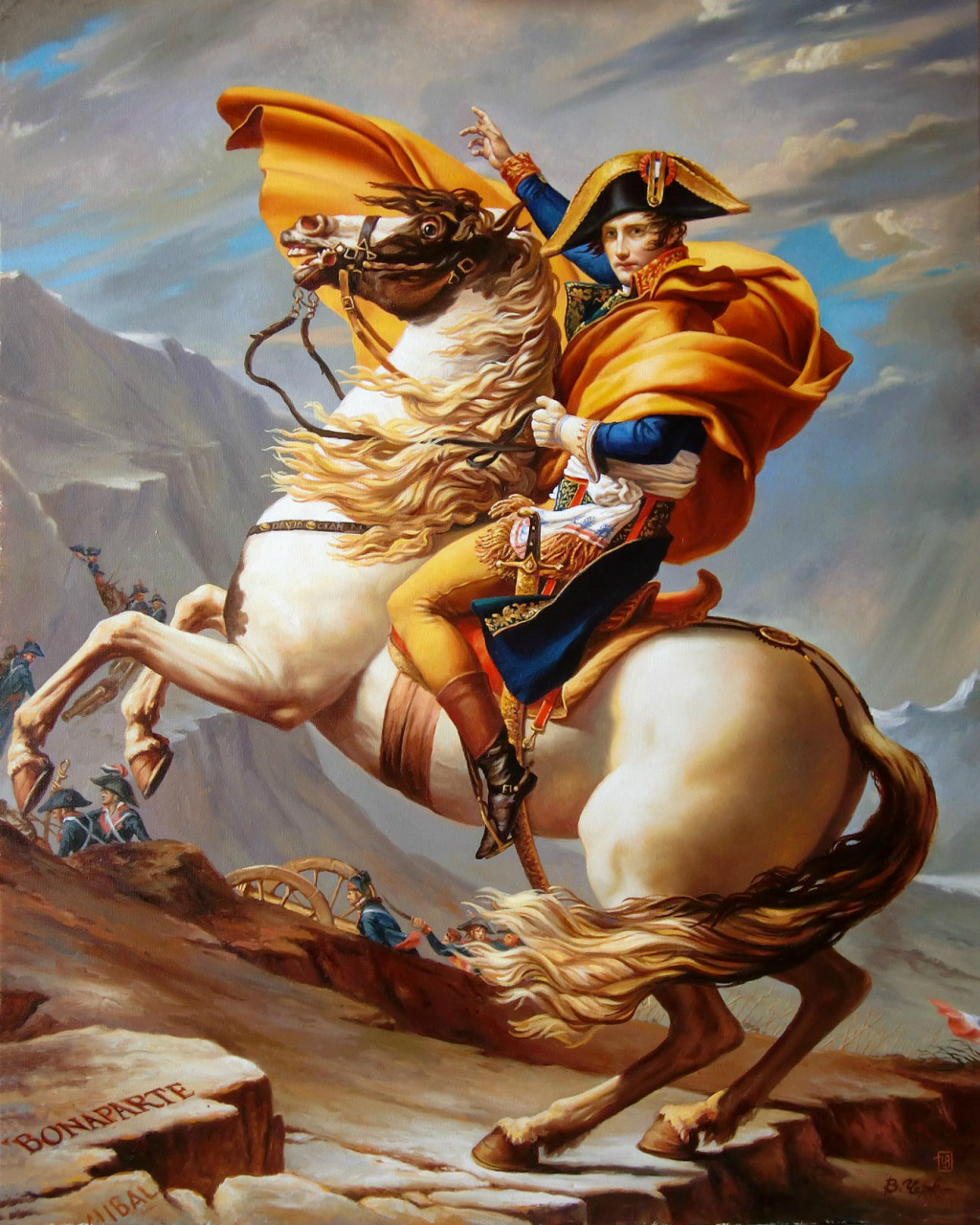 三分钟讲文化#  雅克·路易·大卫给拿破仑·波拿巴画肖像.