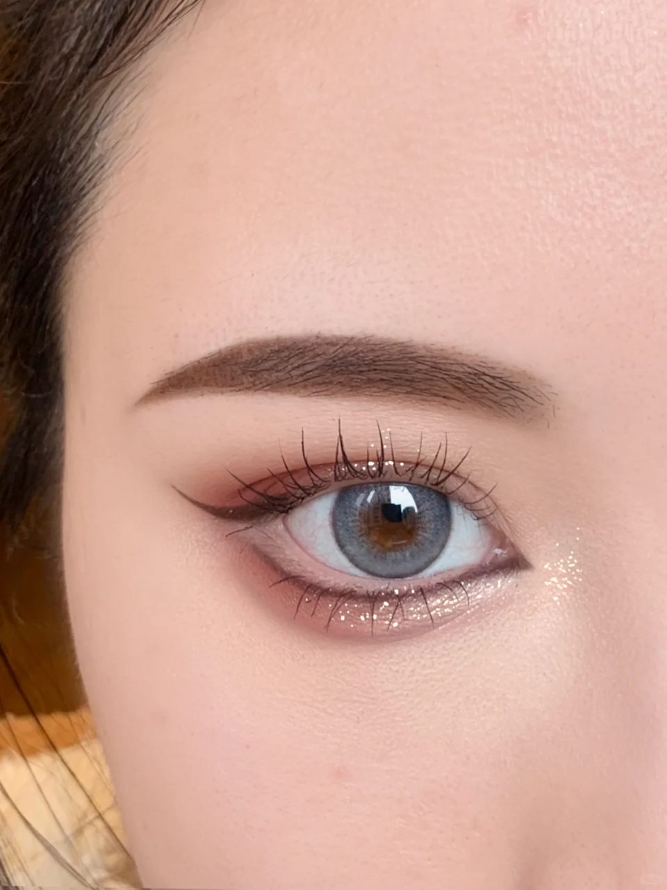 jennie风全包眼线眼妆立体感眼影太可了6015 感觉是女团mm们经常