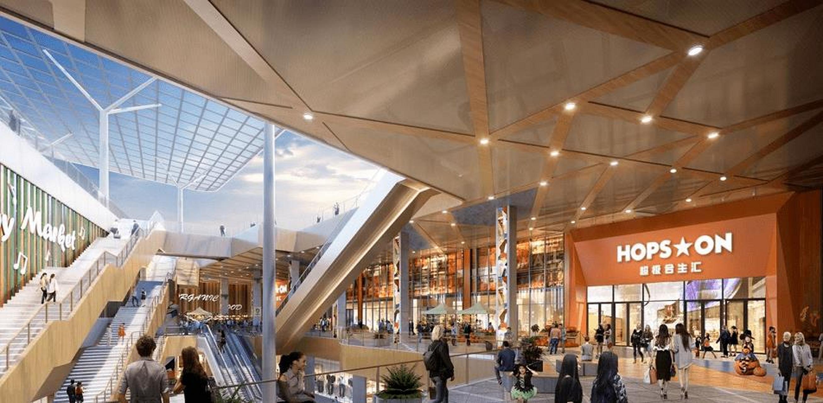 与地铁生命科学园站接驳的超极合生汇年底亮相……今年,北京消费市场