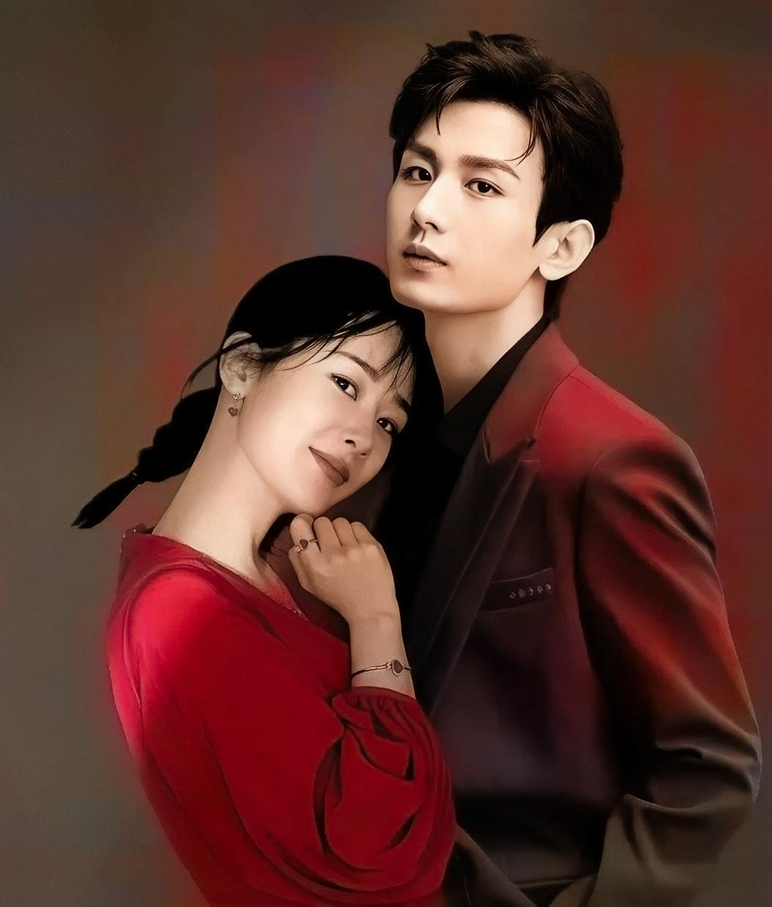 没想到杨紫和成毅有这么漂亮的一组结婚照,浪漫又温馨.