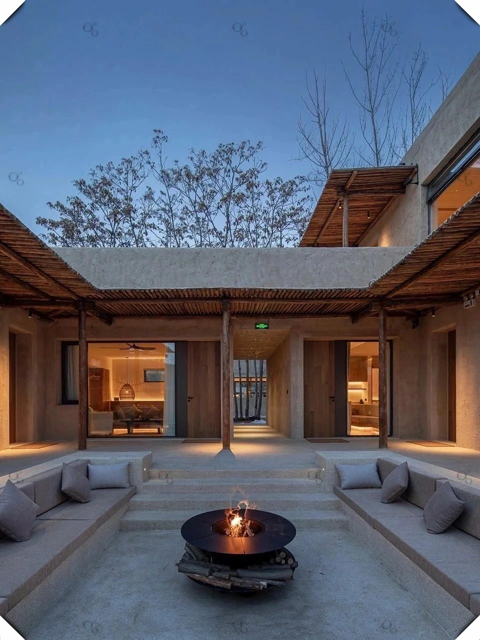 中卫西坡民宿,摩洛哥风格太美了  摩洛哥风,露天泳池,篝火晚会,沙漠