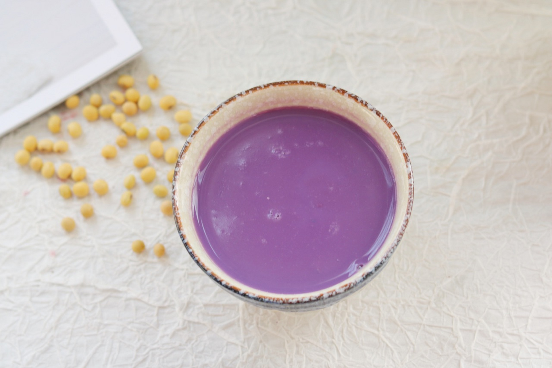 补脾健胃紫薯山药豆浆 让不爱喝豆浆的小朋友,喝不够的紫薯豆浆你喝过