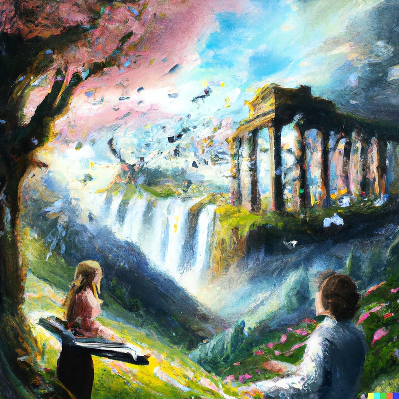 贝多芬的《献给爱丽丝》以绘画,数字艺术形式表达.#动态创作月