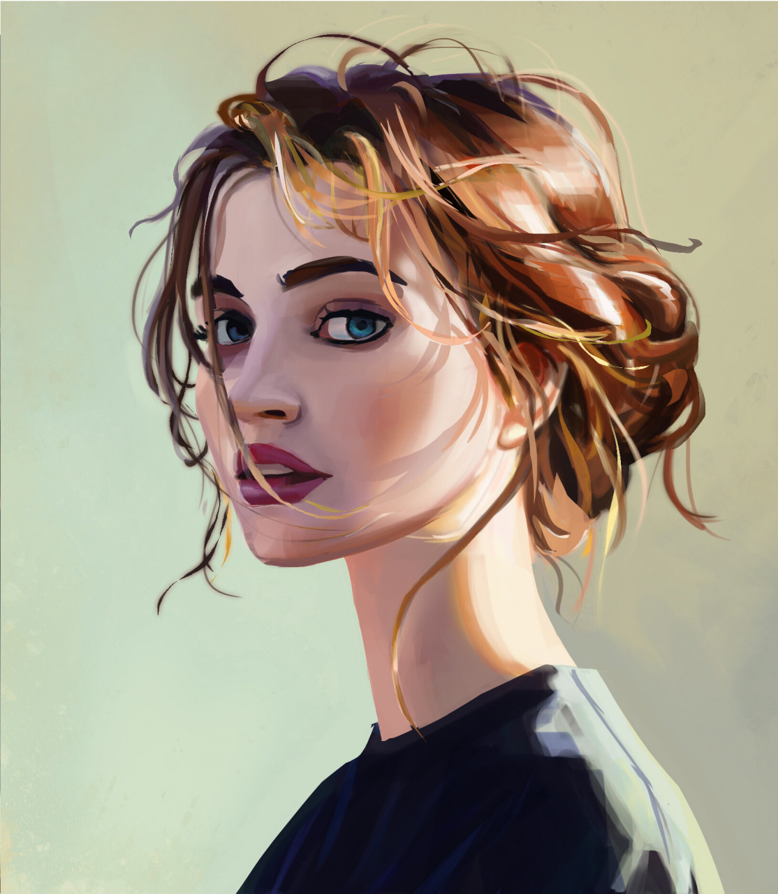 插画师:pegah arabi #美术# #列宾美术学院# #美术生