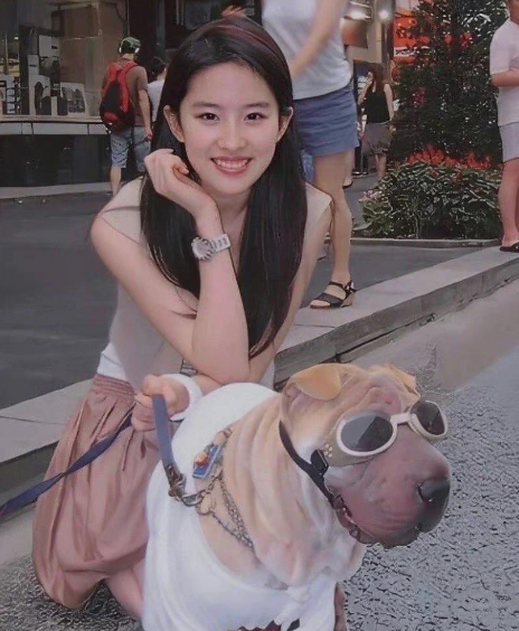 神仙姐姐刘亦菲笑的很灿烂