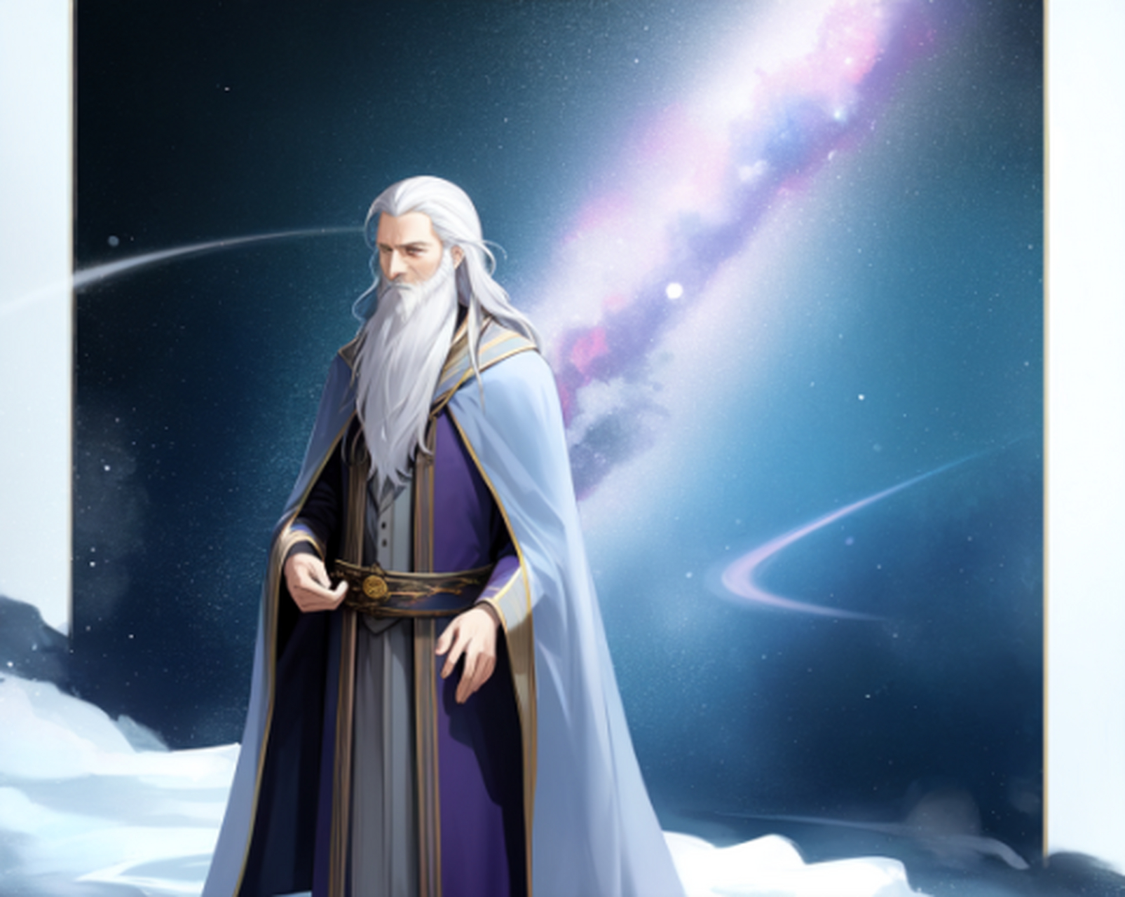 哈利波特里的人物长什么样子之邓布利多   个子瘦高,银发和银须都长到