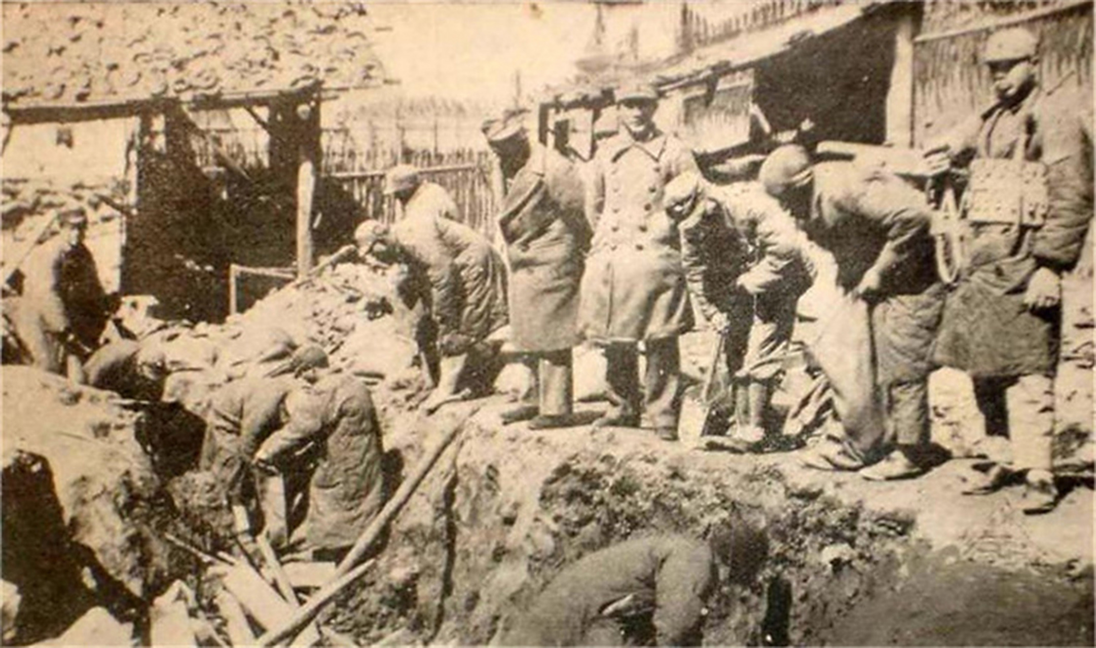 一·二八淞沪抗战时的一些老照片 英勇的十九路军战士在上海顽强抵抗