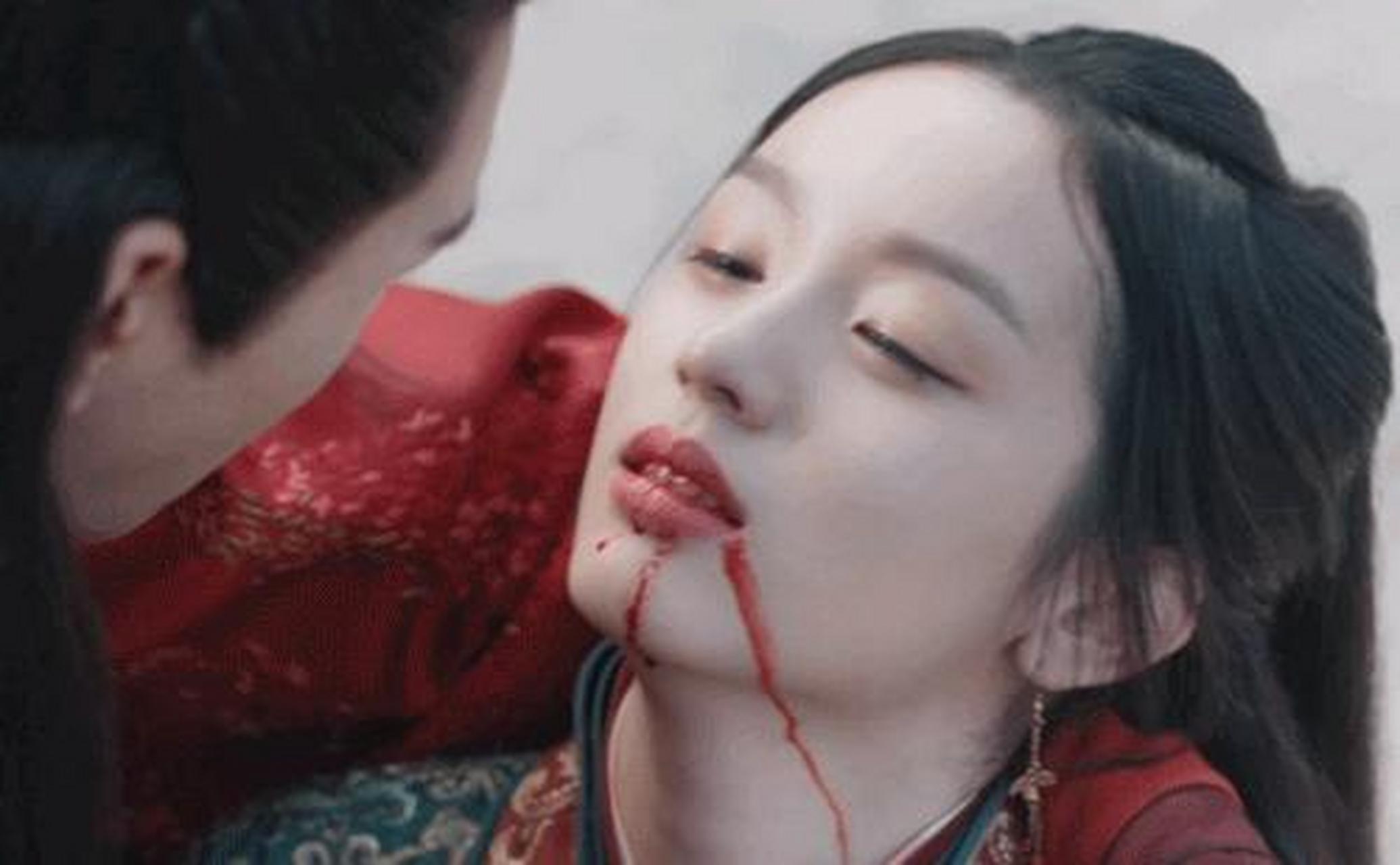 gif创作人#   曹蔚宁死了,阿湘也死了,大喜之日变喜丧,他们还有来世