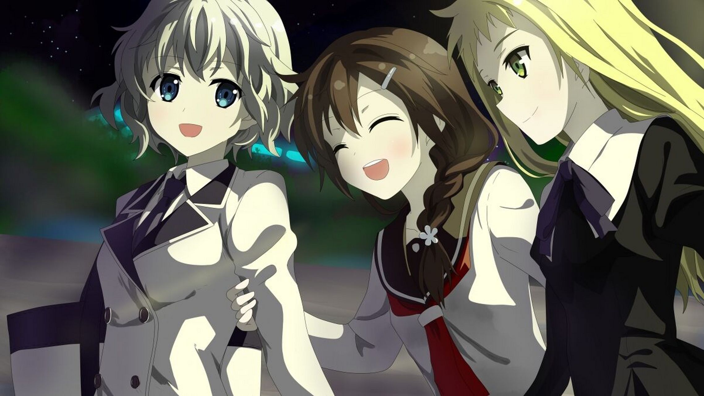 动漫壁纸# 女生的快乐其实很简单,三两个朋友聊天吃零食足以[三哈]